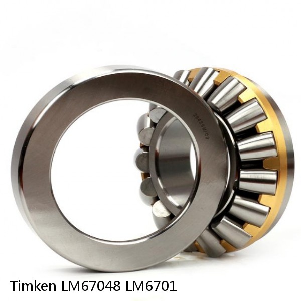 LM67048 LM6701 Timken Tapered Roller Bearing Assembly