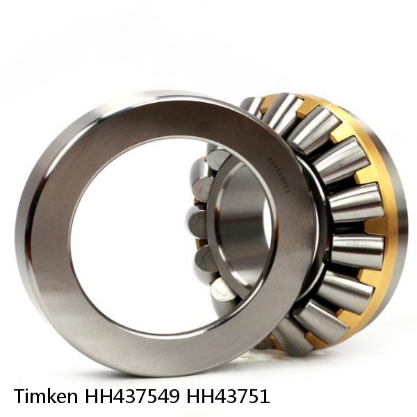 HH437549 HH43751 Timken Tapered Roller Bearing Assembly #1 image